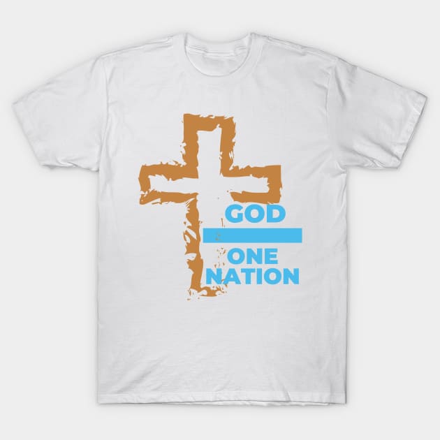 One Nation Under God T-Shirt by DRBW